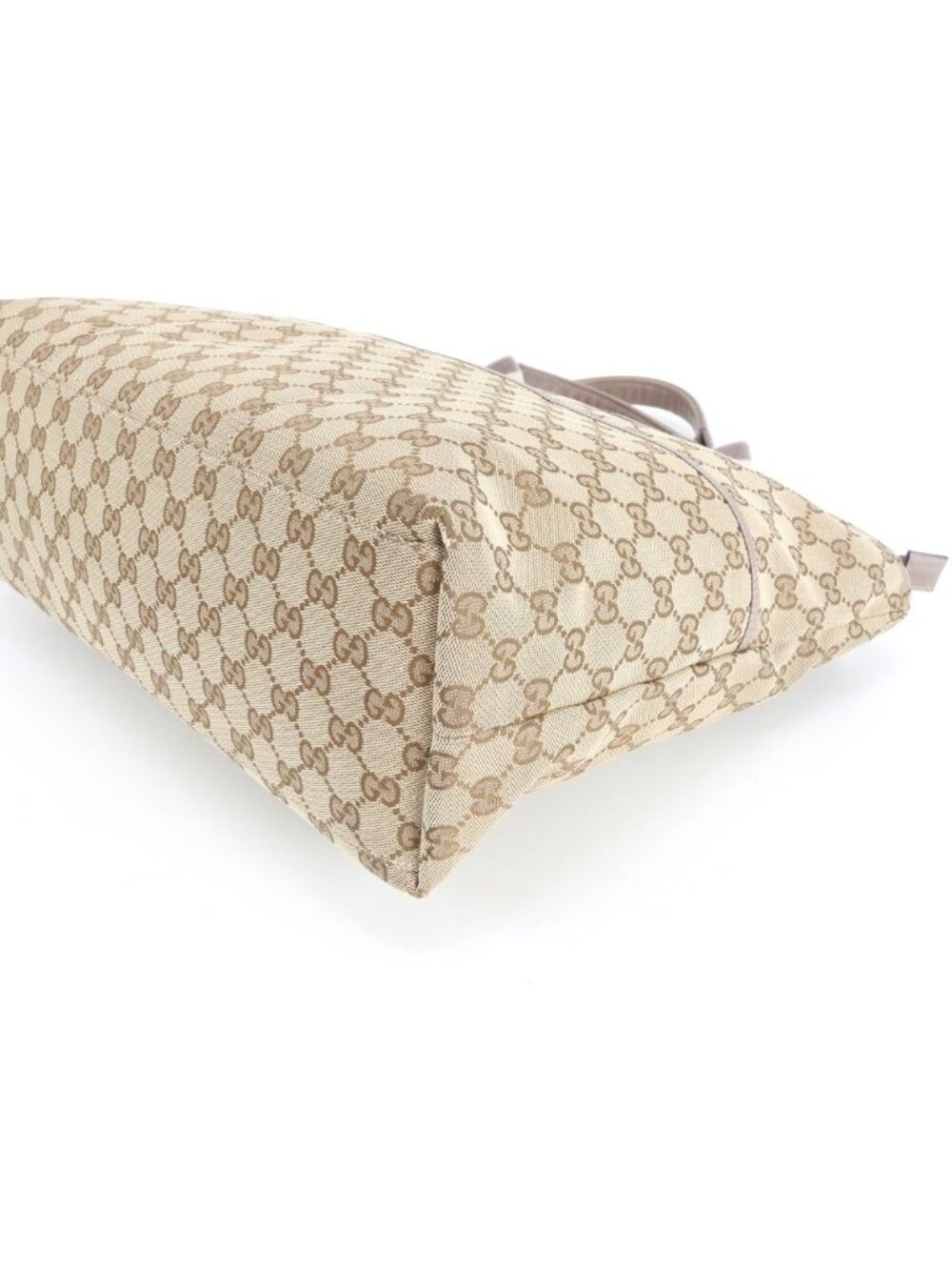 ★SOLD★ Gucci GG Canvas Leather Tote Shoulder Hand Ebm - Picture 5 of 14
